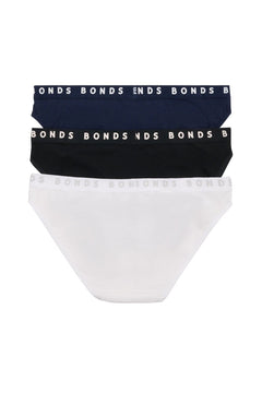 Bonds Girls Hipster Bikini Plain Comfortable Cotton Fabric 12 Pack UWPR3A