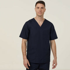 NNT  Uniform Unisex Chang Scrub Top Relaxed Fit V Neck Nurse Workwear CATRFS