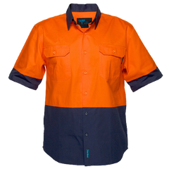 Portwest Hi-Vis Two Tone Regular Weight Short Sleeve Shirt Work Safety MS902