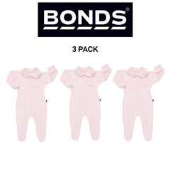 Bonds Baby Originals Poodlette Wondersuit Cosy Collar & Extra Warm 3 Pack BXEFA