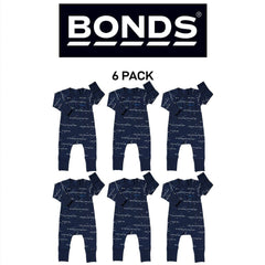 Bonds Baby Newbies Coverall Super Soft Cozysuit & Stretchable Fabic 6 Pack BXQBA