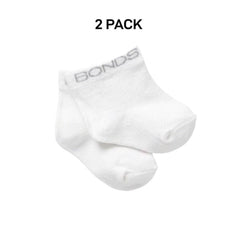 Bonds Baby Classics Bootee Comfortable Soft Natural Cotton 2 Pack RYY92N