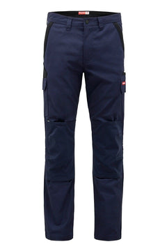 Hard Yakka Mens Legends Stretch Slim Pants Tough Reinforced Work Tradie Y02740