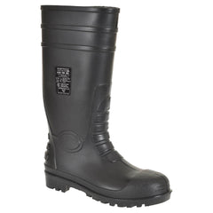 Portwest Mens Total Safety Rubber Boots Gum Wellington S5 Steel Cap Work FW95