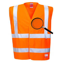Portwest Hi-Vis Anti Static Vest - Flame Resistant Reflective Work Safety FR71