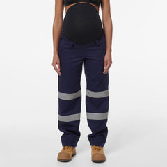 KingGee Womens Safety WorkCool Maternity Reflective Bio Motion Pant K43007