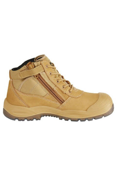 Hard Yakka Mens Utility Side Zip Safety Steel Cap Toe Work Boots Shoe Y60120