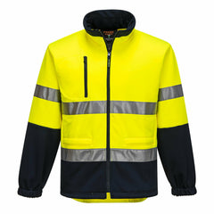 Portwest Mens Hi-VisTex Reflective Water Repellent Fleece Jumper Taped MA315