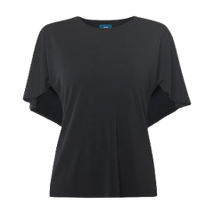 NNT Womens Matt Jersey Cape T-Top Classic Fit Scoop Neck Blouse CATU2H
