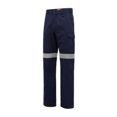 Hard Yakka Womens Cargo Taped Work Safety Reflective Drill Pants Comfort Y08380