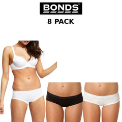 Womens Bonds New Cottontails Midi Sexy Panties 8 Pack Knickers Undie W1759Y