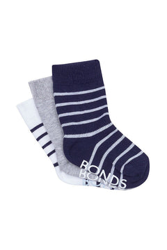 Bonds Baby Stay On Crew Socks with Grippy Soles Breathable Cotton 6 Pack RXQ33N