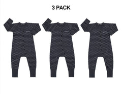 Bonds Baby Wondercool Zip Wondersuit Warmth Two-way Safety Zip 3 Pack BX49A