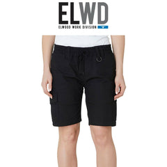 Womens Elwood Elastic Utility Shorts Cargo Phone Pocket Work Tough Comfy EWD602