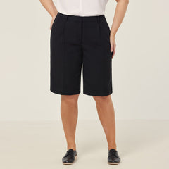 NNT Womens Crepe Lightweight Comfy Stretch Relaxed Knee Length Short CAT3YE