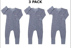 Bonds Baby Poodlette Zip Wondersuit Cotton Safe Protective Zip 3 Pack BZJSA R9R