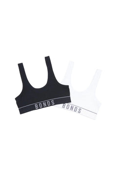 Bonds Girls Original Rib Tank Crop Super Comfort and Soft Support 8 Pack UWLK2A