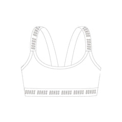 Bonds Girls Performance Stretchy Pullover Activewear Crop Top Bra 6 Pack UY6H1A