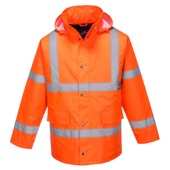 Portwest Hi-Vis Cross Back Traffic Jacket 2 Tone Reflective Work Safety MX460