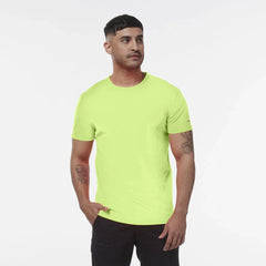 KINGGEE Mens HI Vis Crew Workwear Regular Fit Reflective Sleeve T Shirt K54034