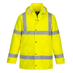 Portwest Hi-Vis Traffic Jacket 2 Tone Reflective Tape Work Safety S460