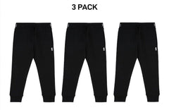Bonds Kids Fleece Trackie Pants Drop Crotch Styling & Tapered Legs 3 Pack KVRJK