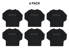 Bonds Kids Tech Sweats Pullover Soft Knitted Warm Cotton Poly Blend 6 Pack KVQTK