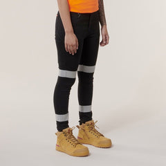 Hard Yakka 4 Pack Womens Taped Stretch Demin Reflective Jeggings Y08302