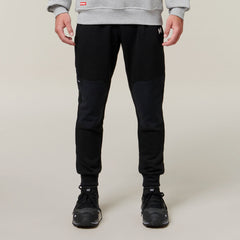 Hard Yakka Mens Xtreme Jogger Pants Brushed Fleece Comfy Work Winter Warm Y02552