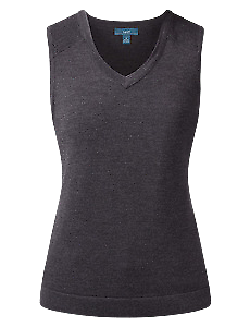 NNT Womens Pure Wool Textured Panel Vest Classic V-Neck Fit CAT5AR