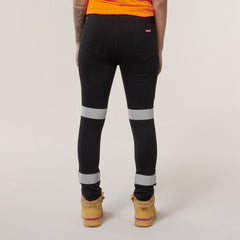 Hard Yakka 4 Pack Womens Taped Stretch Demin Reflective Jeggings Y08302