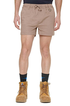 SALE Elwood Mens Elastic Basic Short Summer Stretch Comfortable Workwear EWD206