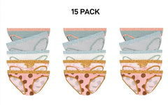 Bonds Girls Bikini Soft and Stretchy Perfect Everyday Coverage 15 Pack UWNV5A