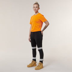 Hard Yakka 4 Pack Womens Taped Stretch Demin Reflective Jeggings Y08302