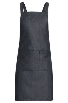 NNT Unisex Chef BIB Cross Back Apron Work Safety Durable Large Pockets CATN33