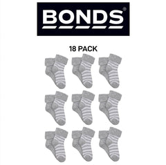 Bonds Baby Wondersock Super Soft Cotton and Durable Comfy 18 Pack R6289T