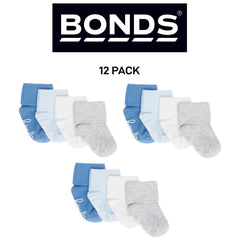 Bonds Baby Bamboo Cuff Super Soft and Feature Fun Colours 12 Pack R41354