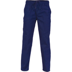 DNC Workwear Men Drill Elastic Waist Pants Comfortable  Tough Pant Work 3313