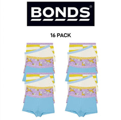 Bonds Girls Shortie Full Coverage Modesty Ultimate Soft Waistband 16 Pack UWCA4A
