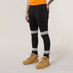 Hard Yakka 4 Pack Womens Taped Stretch Demin Reflective Jeggings Y08302