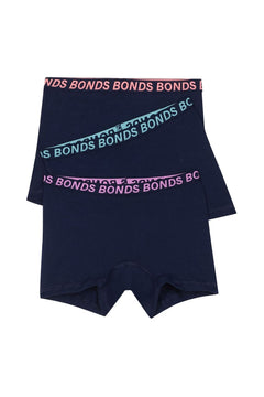 Bonds Girls Sport Shortie Soft Elastic Great Coverage Dry & Comfy 6 Pack UWCT3A