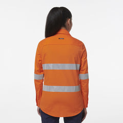 KingGee Womens Workcool Vented Reflective Shirt K44231