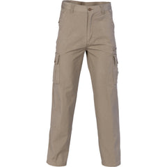 DNC Workwear Mens Island Cotton Duck Weave Cargo Pants Comfortable Work 4535