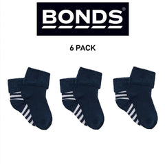 Bonds Baby Wondersock Super Soft Cotton and Durable Comfy 6 Pack R6289T