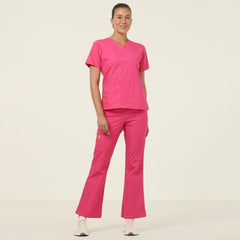 NNT Womens 4 Pack Wonderwink Origins V Neckline Comfy Scrub Top Bravo CATU66