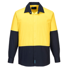 Portwest Food Industry Lightweight Cotton Shirt Reflective Work Safety MF150