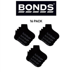 Bonds Kids Logo Light Quarter Crew Lightweight and Breathability 16 Pack RXUT4N