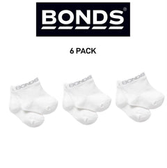 Bonds Baby Classics Bootee Comfortable Soft Natural Cotton 6 Pack RYY92N