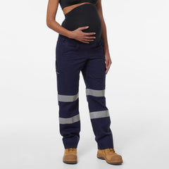 KingGee Womens Safety WorkCool Maternity Reflective Bio Motion Pant K43007