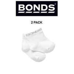 Bonds Baby Classics Bootee Comfortable Soft Natural Cotton 2 Pack RYY92N